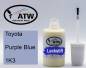 Preview: Toyota, Purple Blue, 1K3: 20ml Lackstift, von ATW Autoteile West.